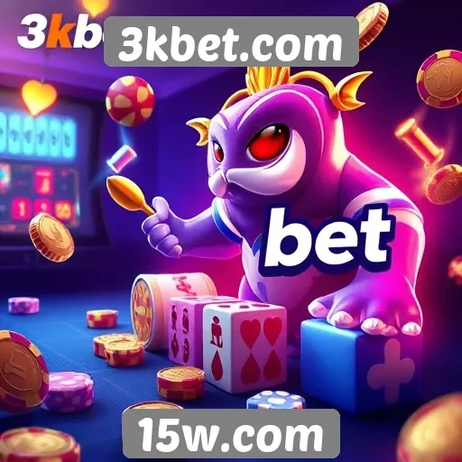 3kbet oferece variedade de jogos de cassino online